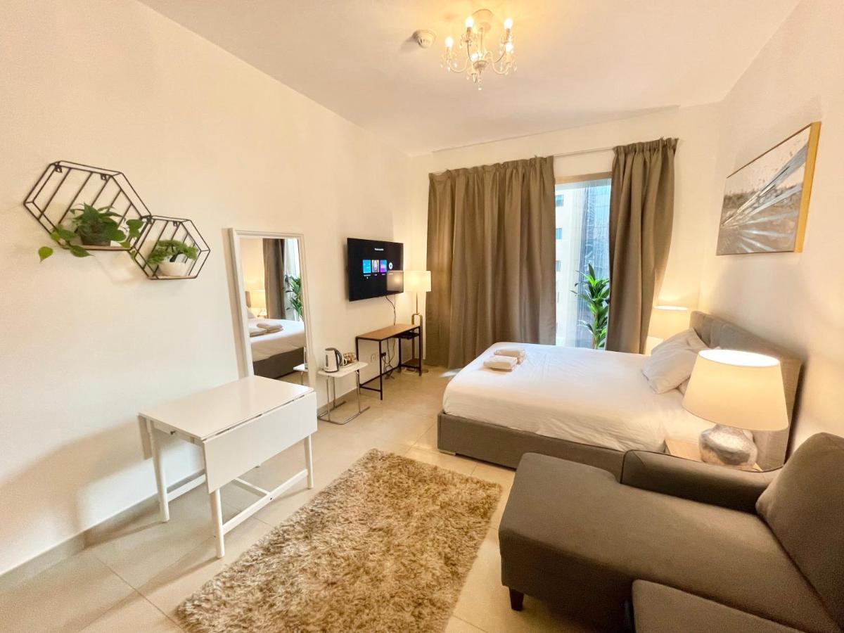 Super Elegant Studio Apartment-Sparkle Tower By Sweet Homes Dubai Exterior foto